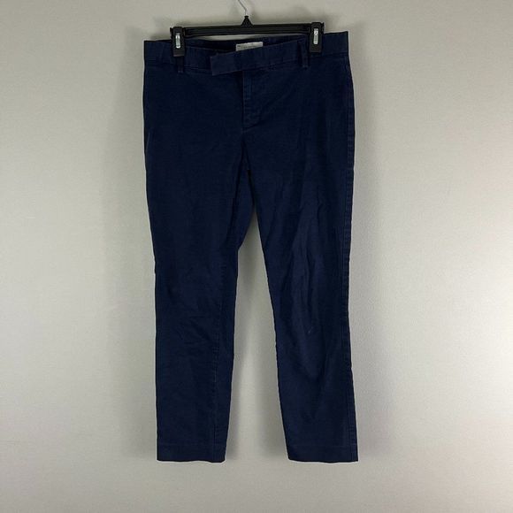 GAP Blue Slim Cropped Khaki Pants (4) - Picture 2 of 7
